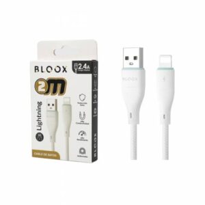 Cable de Datos BLOOX USB A a Lightning PVC 200cm