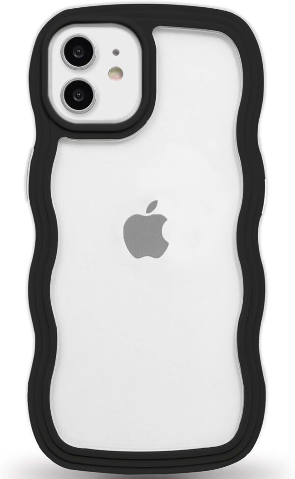 Protector para iPhone 11 / 13 / 15 / 16 con Borde Ondulado