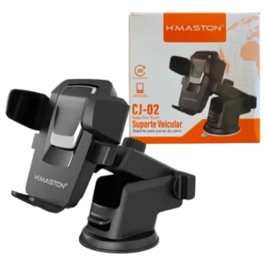Soporte Celular Vehículo Giro 360 Grados Universal Negro