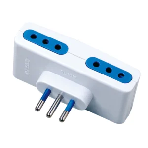 Adaptador De Un 3 En Línea A 4 Tomas 3 En Línea / 10A / 1500w