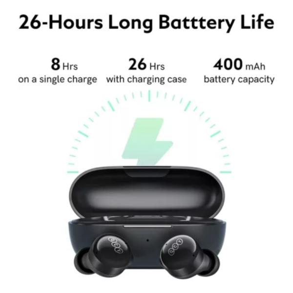 Auricular Bluetooth TWS T17 Negro QCY By Xiaomi - Imagen 2