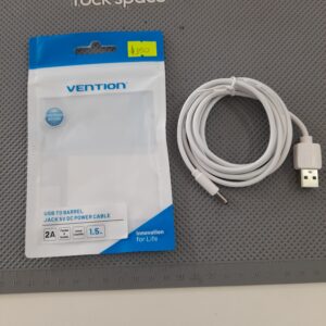 USB TO BARREL  JACK 5V DC POWER CABLE