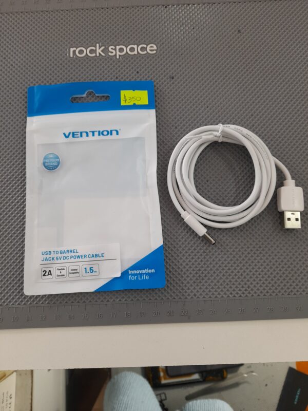 USB TO BARREL  JACK 5V DC POWER CABLE