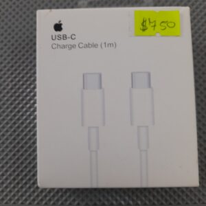 cable de carga USB-C de Apple de 1 metro de longitud.