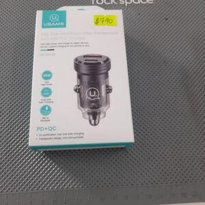 Cargador Celular Auto Carga Rapida 45w Para iPhone Samsung