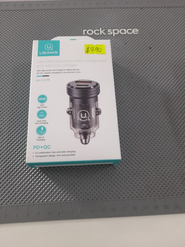 Cargador Celular Auto Carga Rapida 45w Para iPhone Samsung