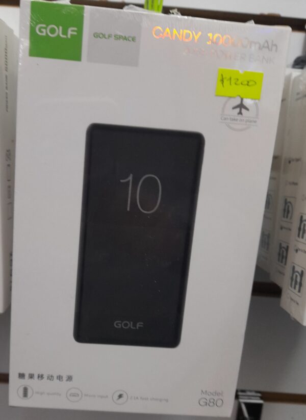 power bank Golf G80 Candy de 10000 mAh