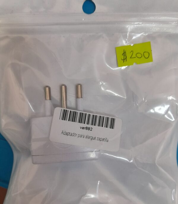 Adaptador para alargue zapatilla