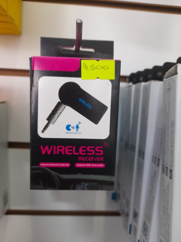 receptor Bluetooth inalámbrico.