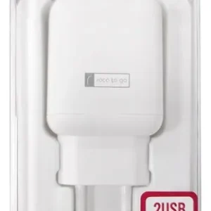Cargador De Pared Roca 12w Con 2 Puertos Usb A