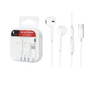 Manos Libres Stereo ROCA TO GO Tipo C Blanco (tipo iPhone) Universal