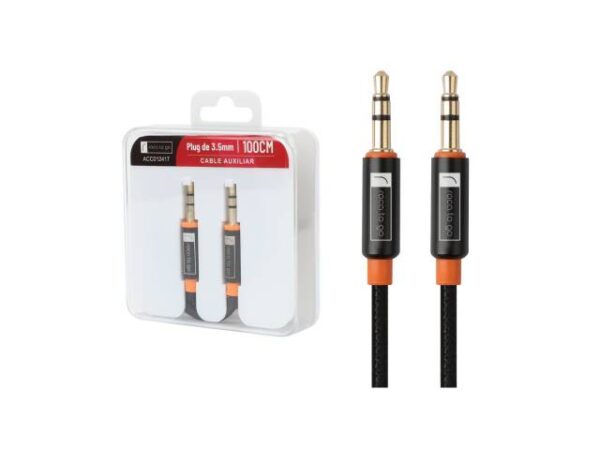 Cable Auxiliar ROCA TO GO 3.5mm a 3.5mm (1M)